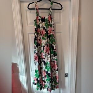 Tommy Hilfiger Smocked Floral Dress